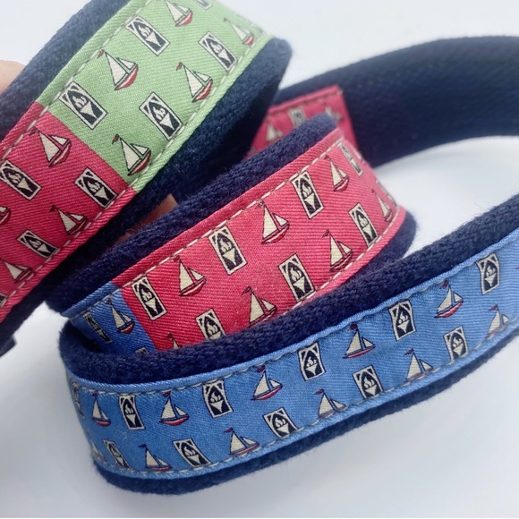 Vineyard Vines Patch Canvas Belt Sz L - Picture 1 of 8